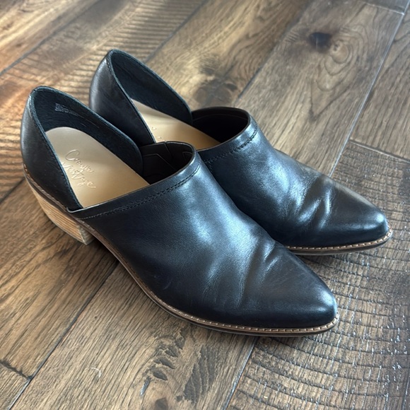 Crown Vintage Morrison Leather Cutout Black Booties‎ 8.5 - Picture 1 of 8
